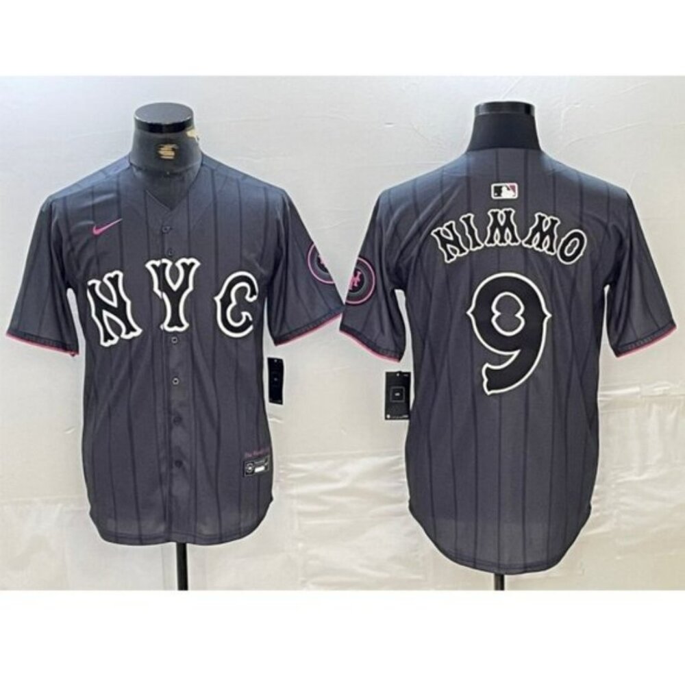 Mens Kids  Brandon Nimmo Gray Stitched Jersey